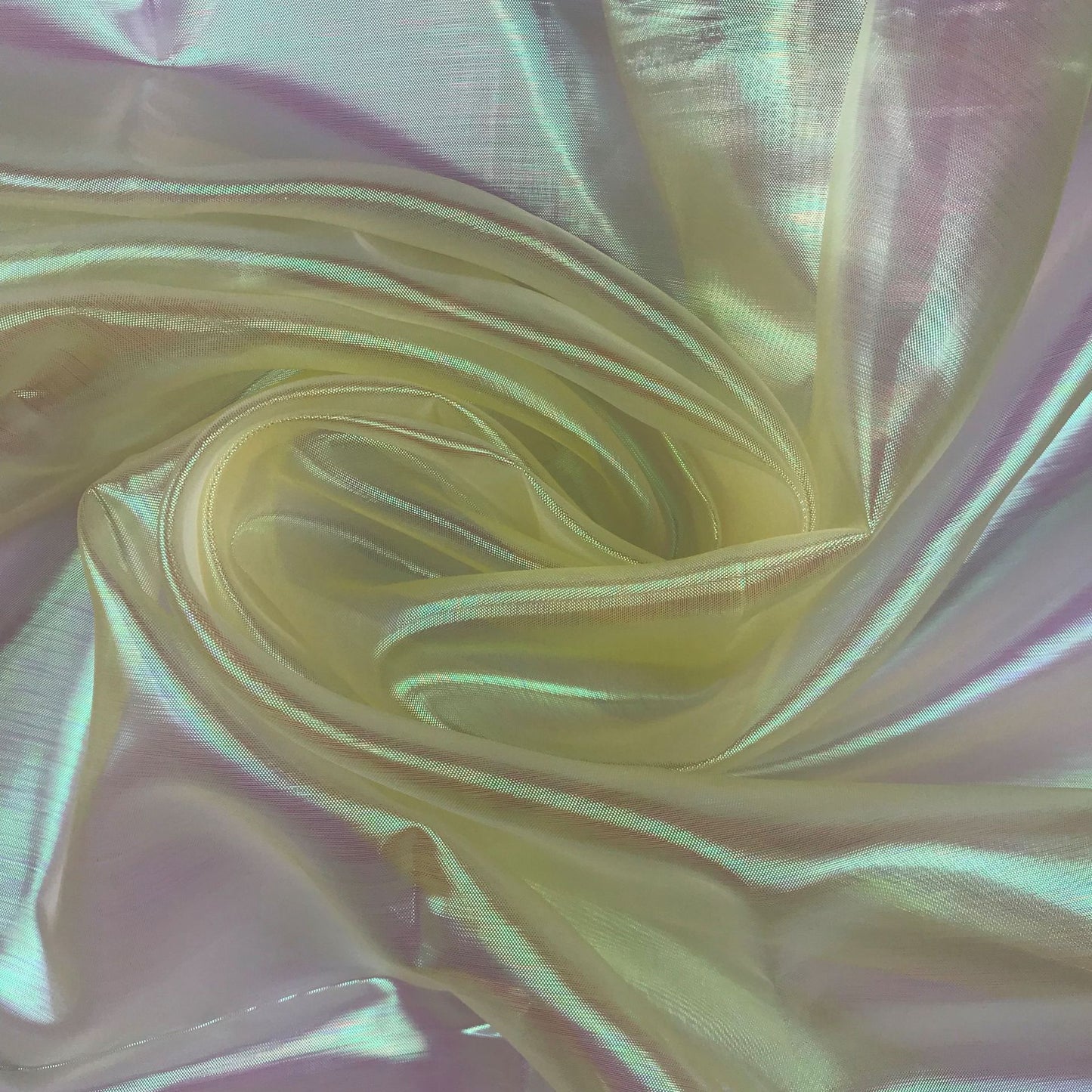 Factory direct gift packaging colorful yarn, flat colorful yarn, wrinkled colorful fabric, wedding dress fabric, magic yarn