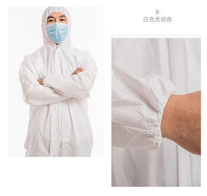 KDG DIY Lab Equipment OEM/ODM Service Coat Disposable protective clothing SF Siamese PP+PE with hooded feet waterproof, dust-proof and oil-proof breeding spray paint breathable membrane isolation clothing
