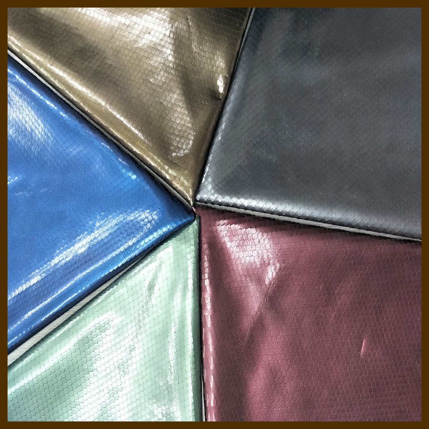 KDG DIY Leather bag 1.2-1.4mm Open edge bead top layer cowhide knife cut fish scale shoe bag leather leather spot