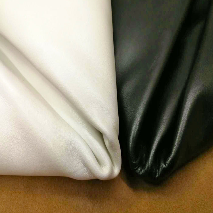 1.1-1.3mm grained white calf fetal cowhide, elastic soft top layer nappa leather, soft upper leather leather