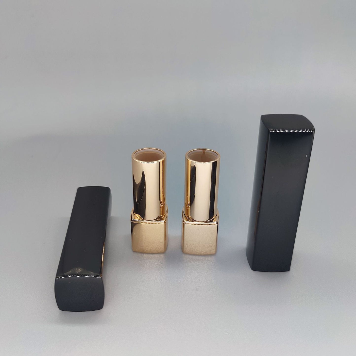 KDG DIY Lipstick inner size 12.1 20.5 aluminum square bouncing lipstick tube offer LOGO printing, spray oxidation stereo printing