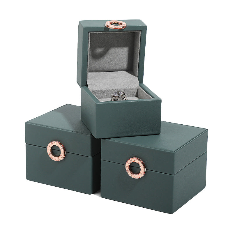 KDG DIY Watch Box Clover Jewelry Box Simple and Exquisite Jewelry Box Ring Pendant Bracelet can add logo