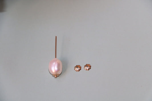 KDG DIY Jewelry 10PCS Gold Filled Flower Bead Cap Crystal Pendant Earring receptacle 4mm With 1.0mm Hole