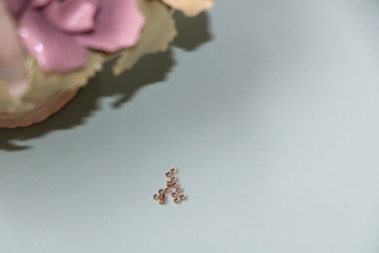 KDG DIY Jewelry 20PCS Gold Filled Closing Positioning buckle cut tube 1.6*2mm For Pearls Crystal Gems Necklace Earrings Bracelet