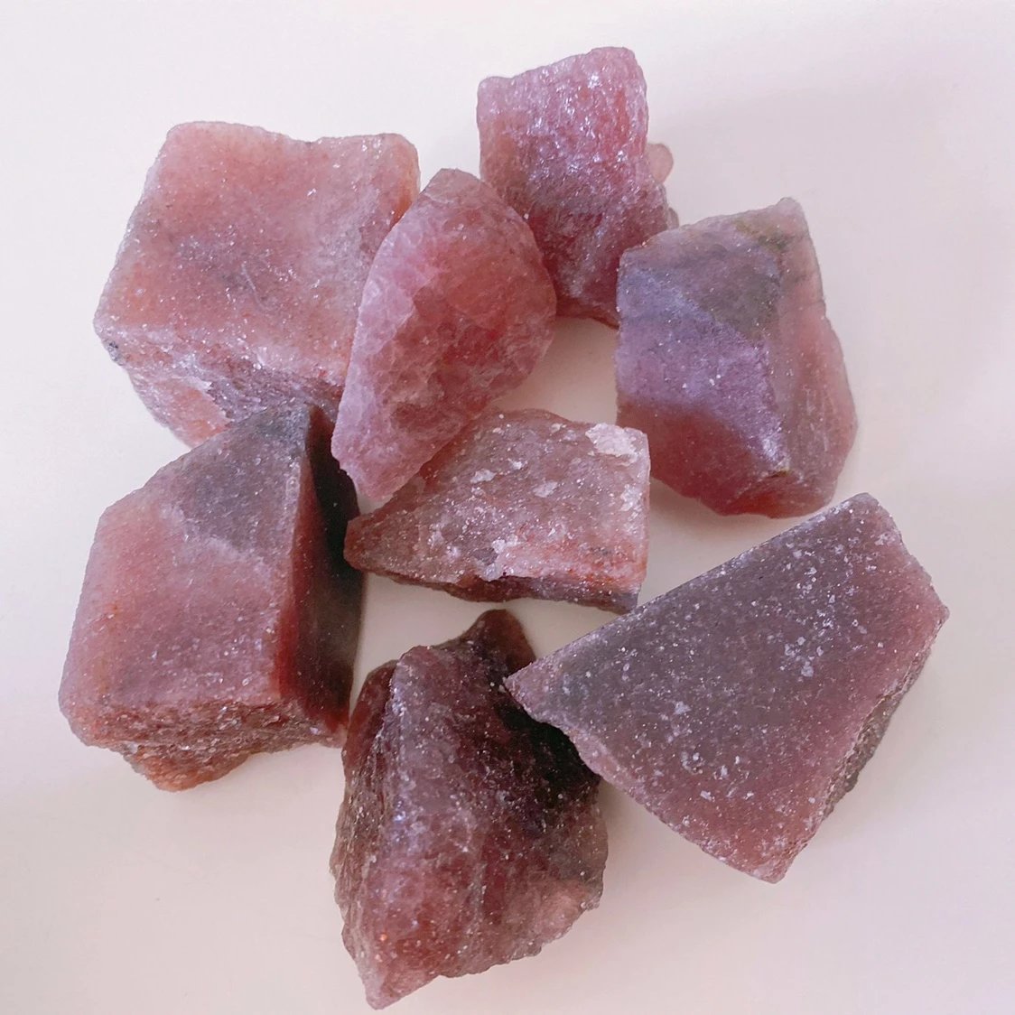 KDG DIY 100g Crystal Fragrance Stone Amazonite Fluorite purple crystal yellow crystal Celestite phosphite Himalayan salt Rose Quartz Color fluorite Green