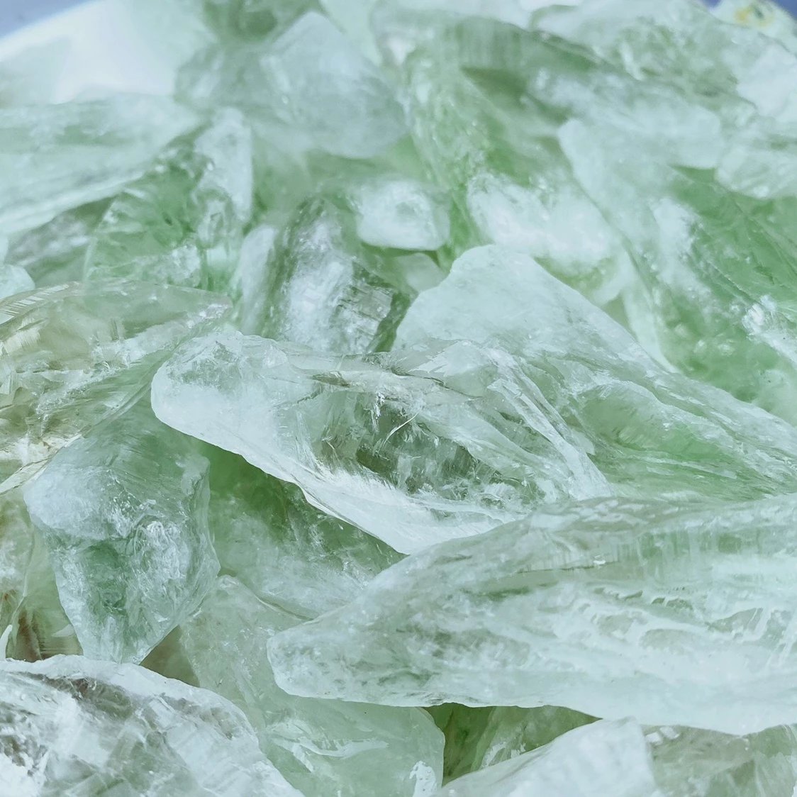 KDG DIY 100g Crystal Fragrance Stone Amazonite Fluorite purple crystal yellow crystal Celestite phosphite Himalayan salt Rose Quartz Color fluorite Green