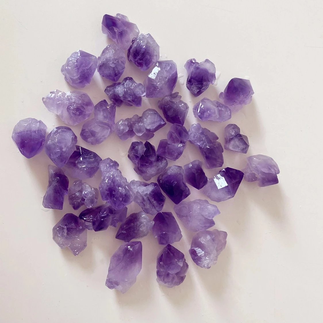 KDG DIY 100g Crystal Fragrance Stone Amazonite Fluorite purple crystal yellow crystal Celestite phosphite Himalayan salt Rose Quartz Color fluorite Green