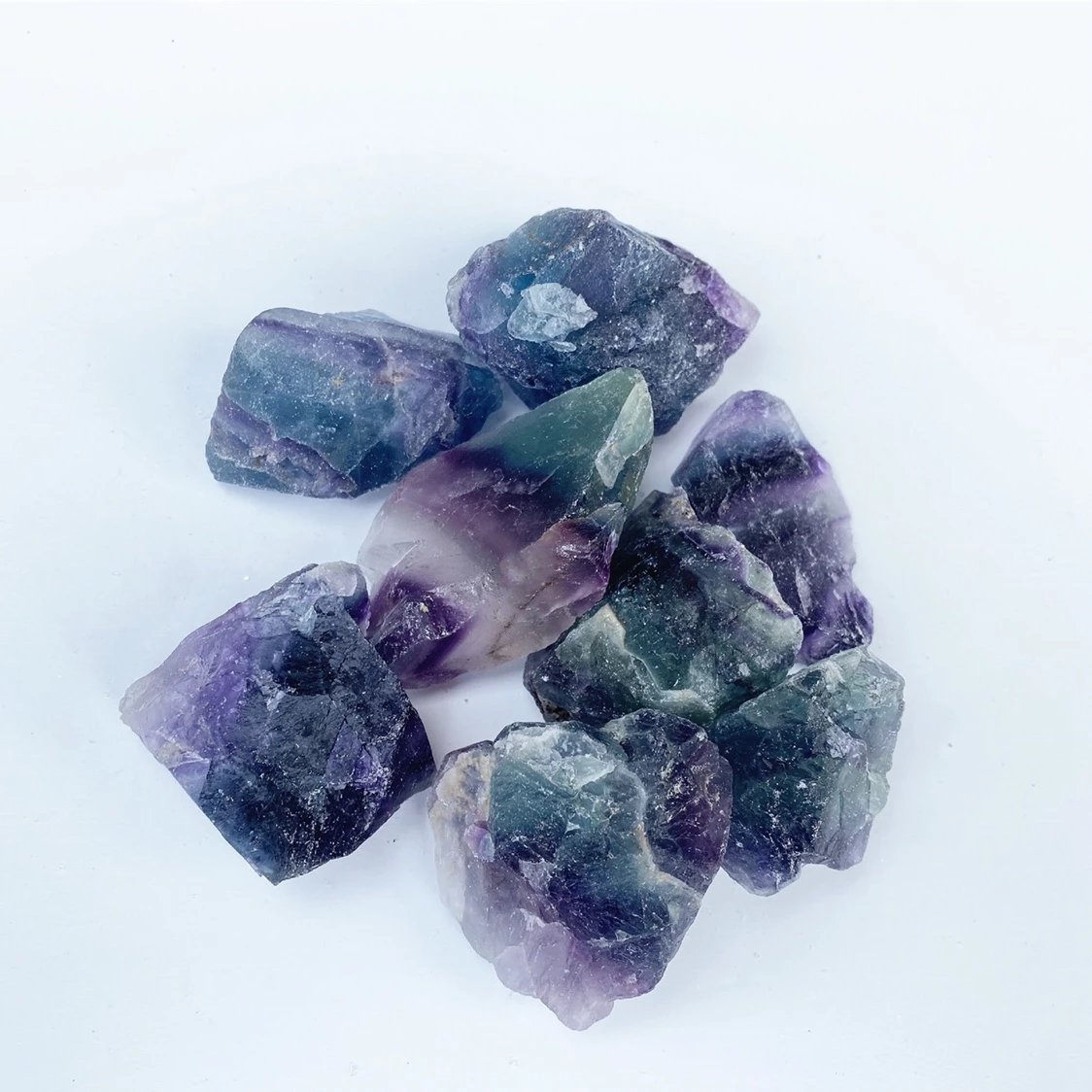 KDG DIY 100g Crystal Fragrance Stone Amazonite Fluorite purple crystal yellow crystal Celestite phosphite Himalayan salt Rose Quartz Color fluorite Green