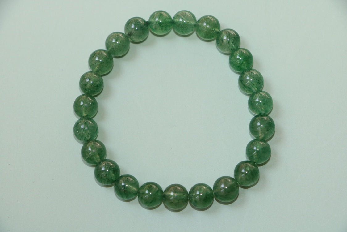 KDG DIY Jewelry Natural Dark Green strawberry Round 8mm Gem Beads Gold Filled Home Making Necklace Earrings Bracelet